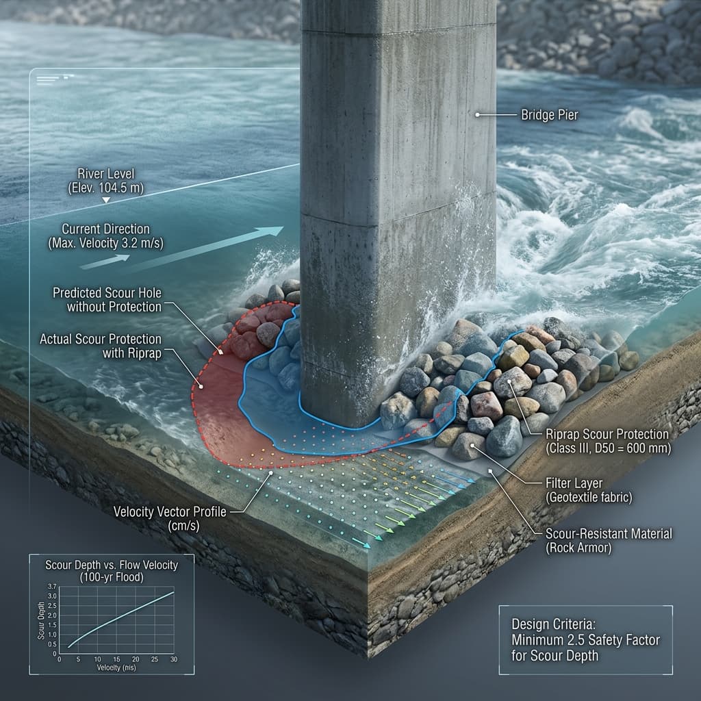 Riverbed Erosion and Local Scour at Hydraulic Structures