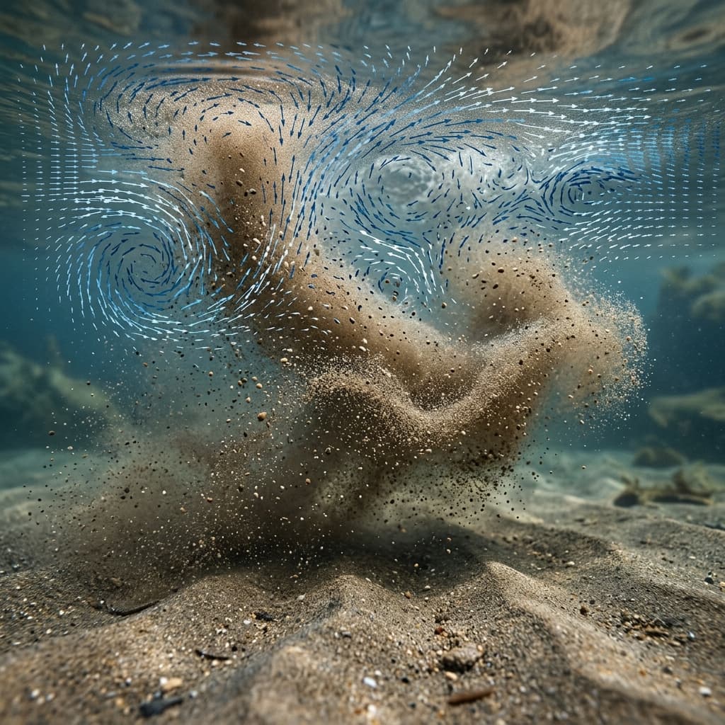Hydrodynamics and Sediment Transport in Unsteady Flows