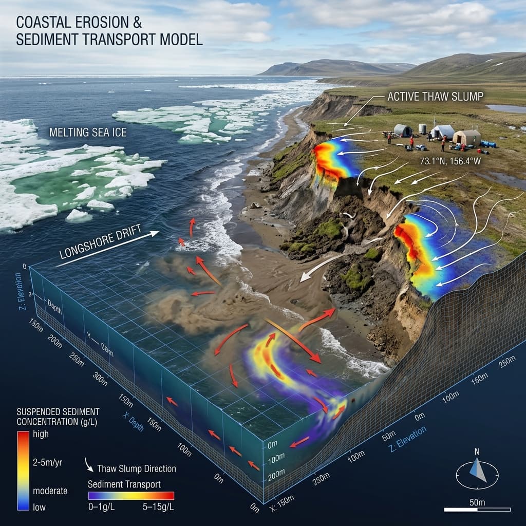 Predictive Tool for Arctic Coastal Hydrodynamics and Sediment Transport